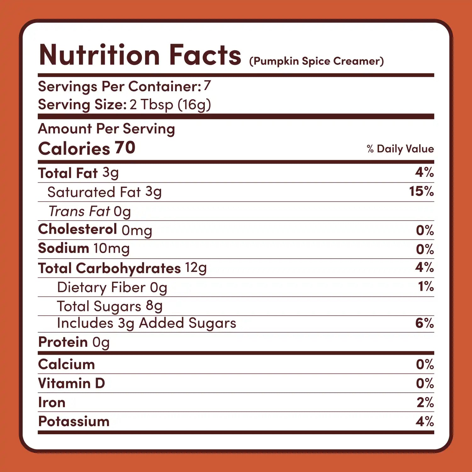 Pumpkin Spice Superfood Creamer Add-On (SPECIAL PRICING) - Fresh Style