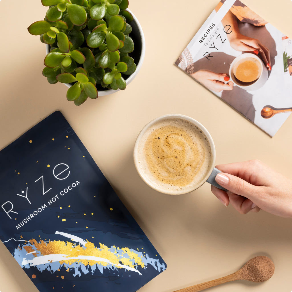 RYZE Nighttime Mushroom Cocoa Starter Bag - Daily Carry