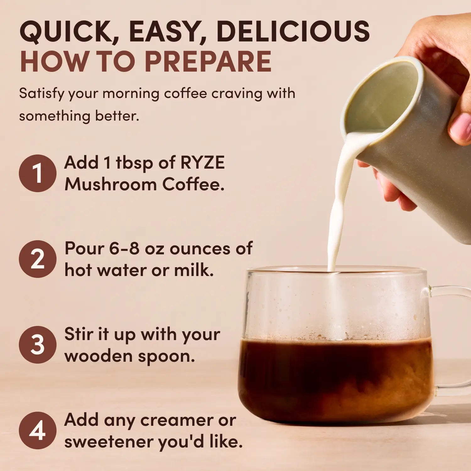 Mushroom Coffee Ritual Set - Ready Routine