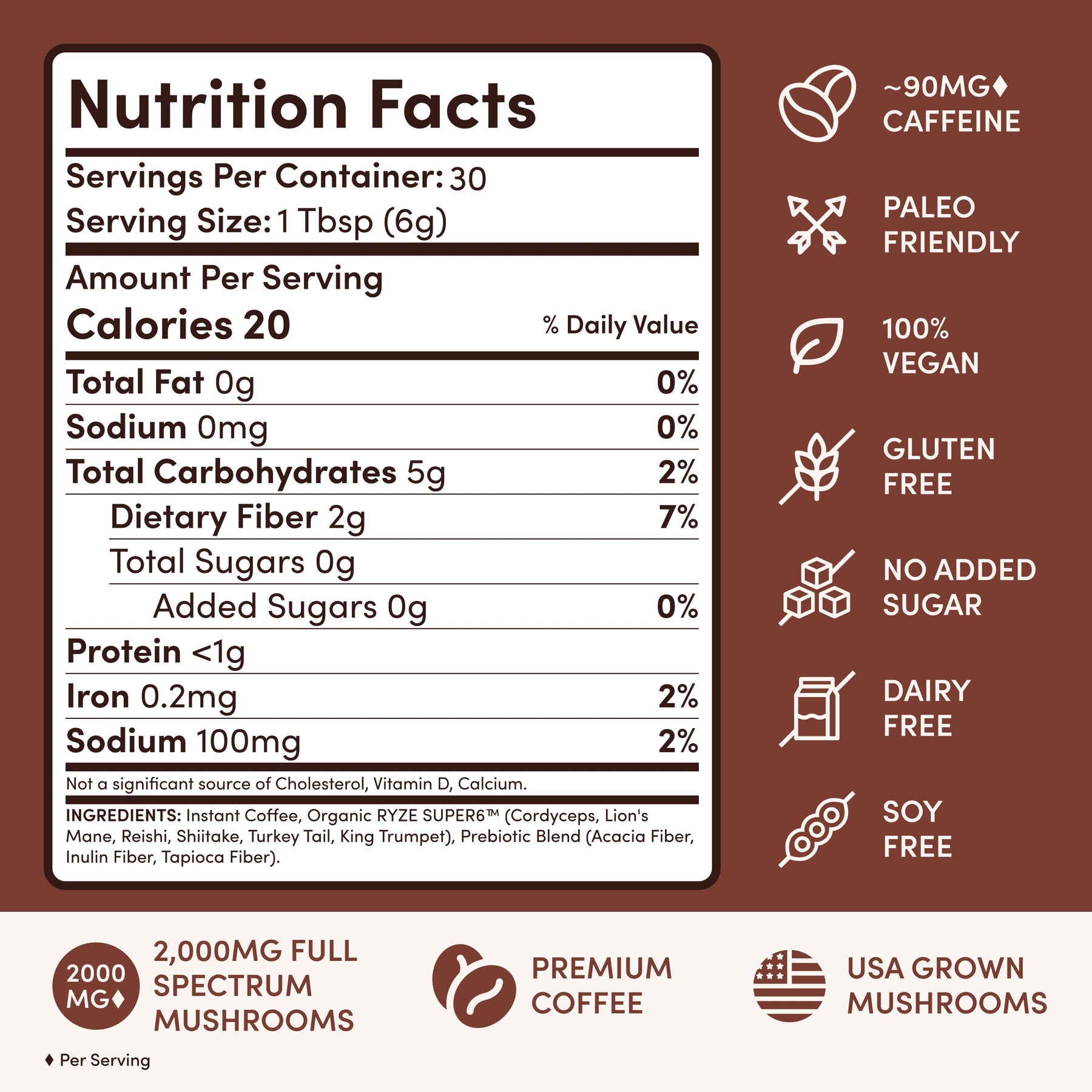 Coffee Dark Roast (30 Servings) - Quick Setup