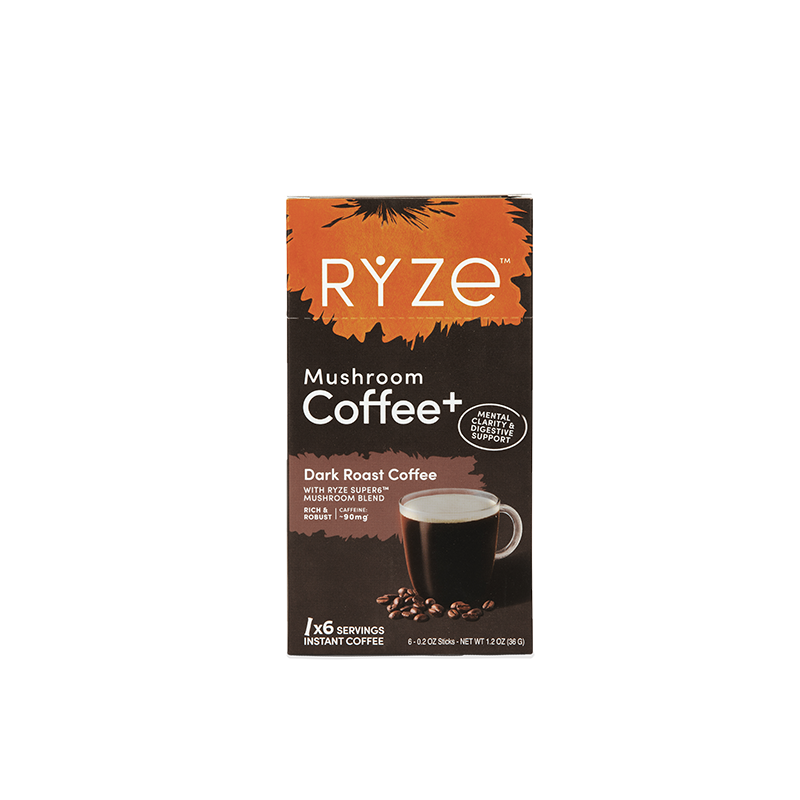Dark Roast Mushroom Coffee Carton - Premium Choice