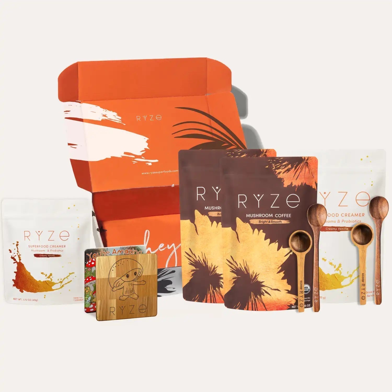 RYZE Starter Gift Set (2 Coffees + 1 Creamer) - Travel Edit