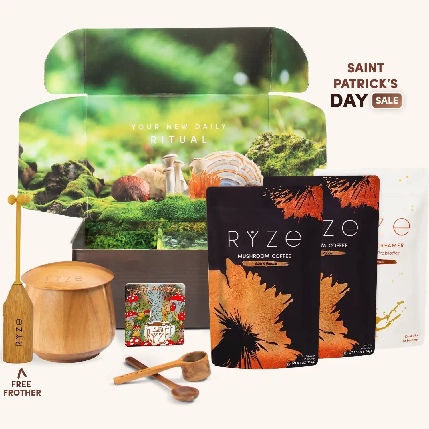 Mushroom Coffee House Blend Ritual Set - Easy Set