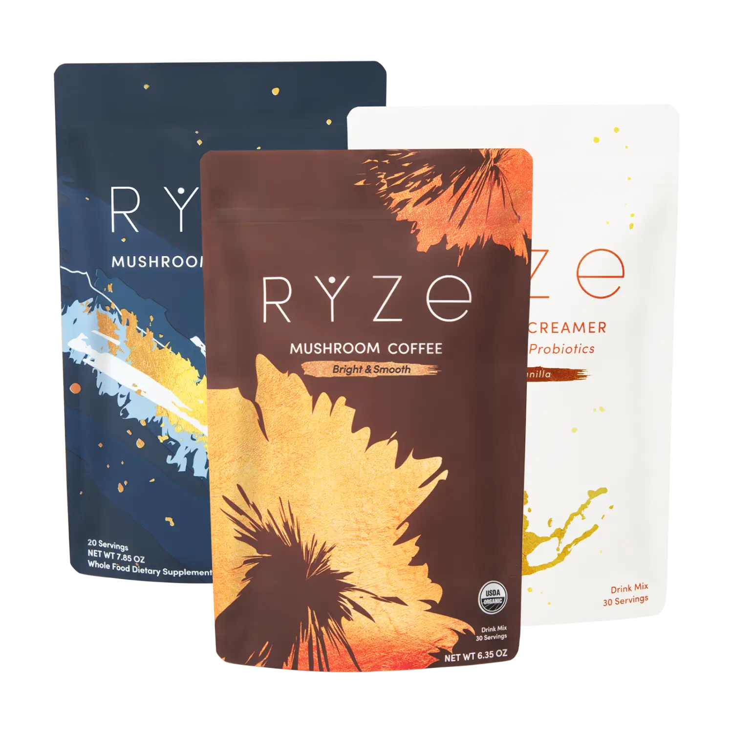 RYZE Ritual Set (Cocoa + Coffee + Creamer) - Gift Ready