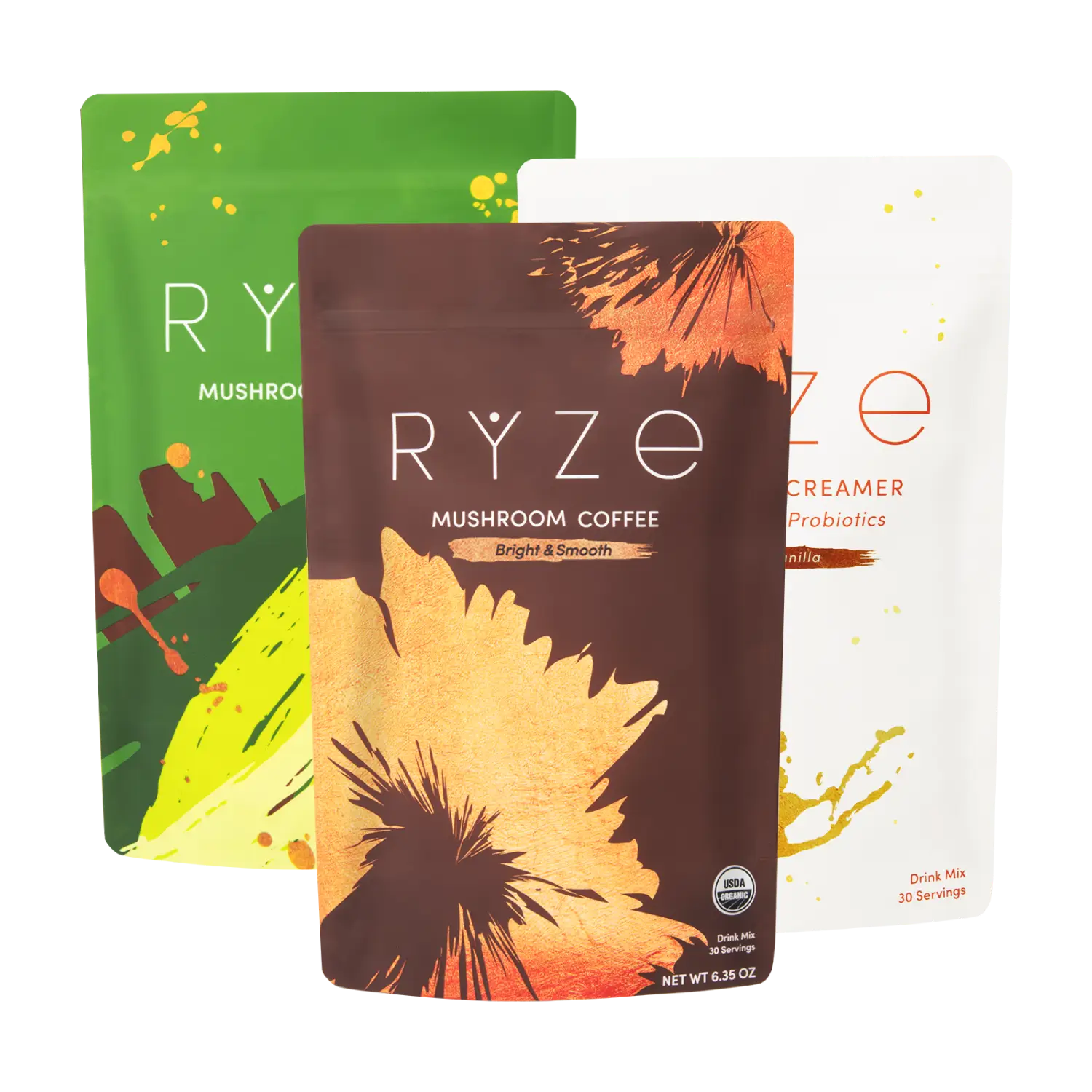 RYZE Ritual Set (Matcha + Coffee + Creamer) - Easy Set