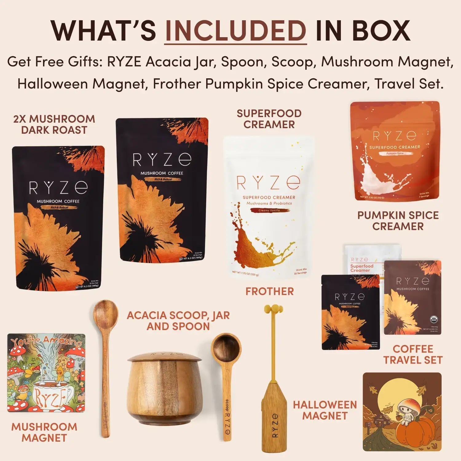 RYZE Ritual Set Dark Roast (90 Day Plan) - Clean Bundle