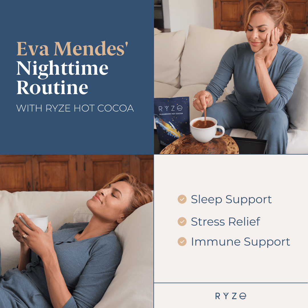 RYZE Hot Cocoa - with 6 Sleep Superfoods to Help Fall Asleep and Stay Asleep - Daily Pick