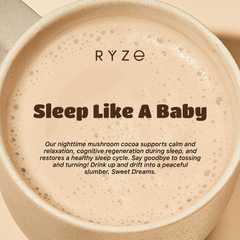 RYZE Hot Cocoa - with 6 Sleep Superfoods to Help Fall Asleep and Stay Asleep - Daily Pick